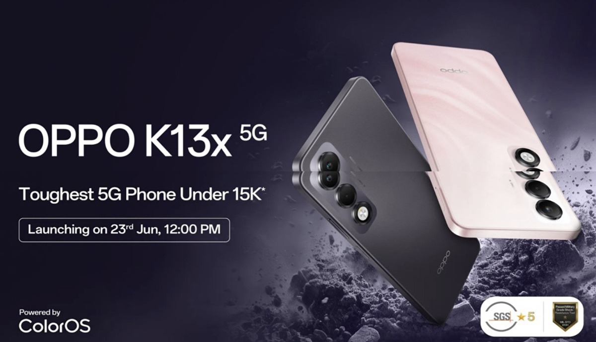 OPPO K13x 5g sẽ ra mắt vào ngày 23/6