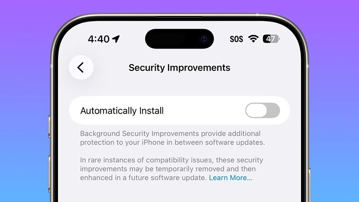 iOS 26.1 có gì mới về bảo mật