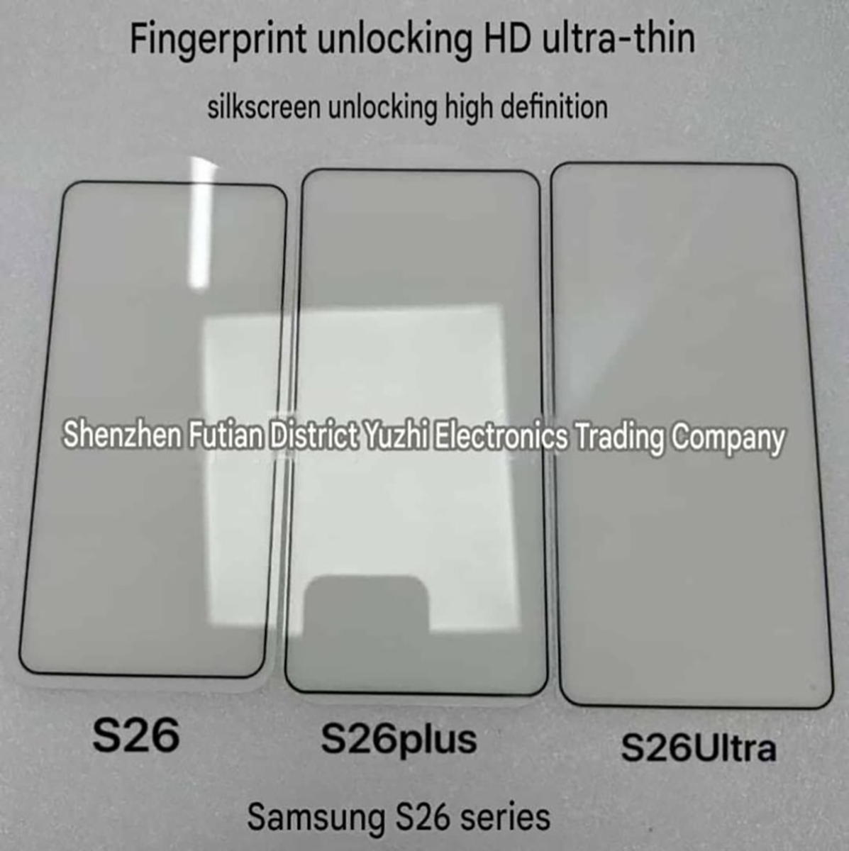 Miếng dán màn hình dòng Galaxy S26