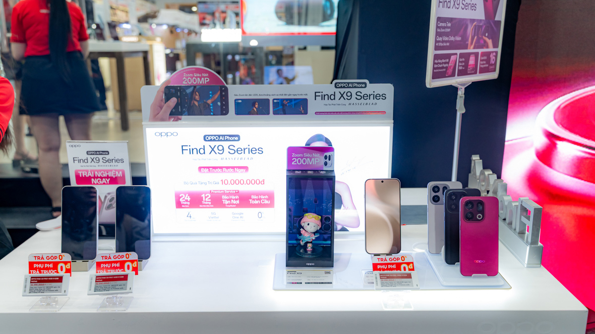 Toàn cảnh không khí nhộn nhịp của sự kiện mở bán OPPO Find X9 Series