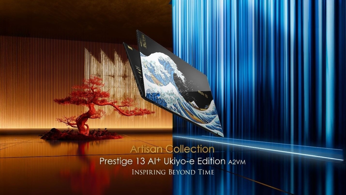 MSI Prestige 13 AI+ Ukiyo-e Edition chính thức cập bến thị trường Việt Nam, giá 45.99 triệu đồng MSI Prestige 13 AI+ Ukiyo-e Edition chính thức cập bến thị trường Việt Nam, giá 45.99 triệu đồng
