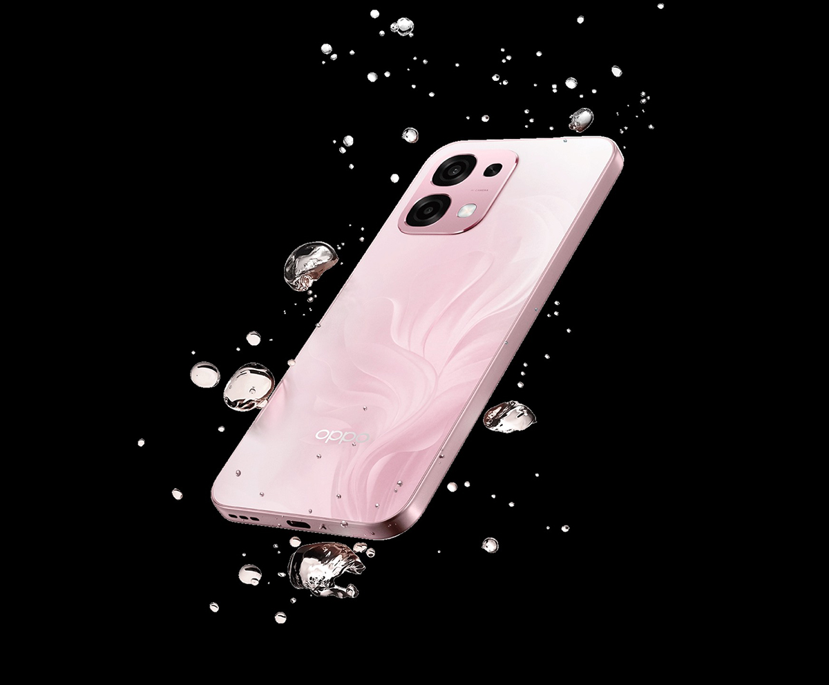 OPPO A6 5G hỗ trợ kháng nước, chống bụi ấn tượng