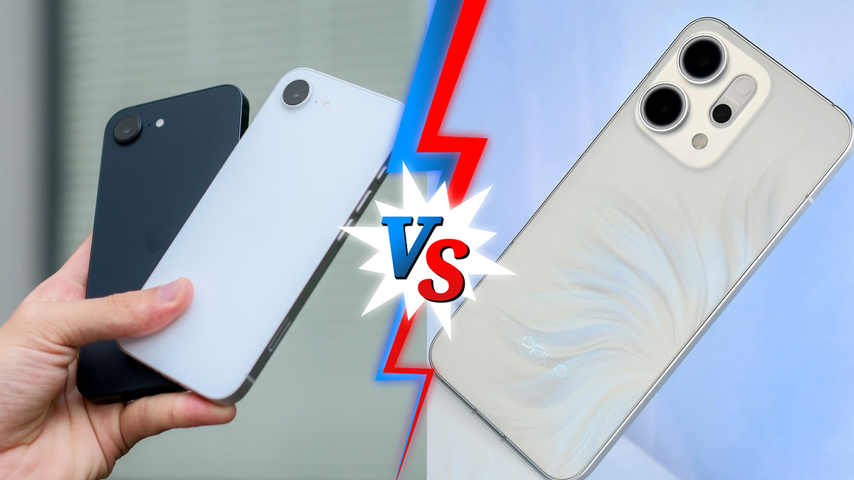 So sánh OPPO Reno14 và iPhone 16e