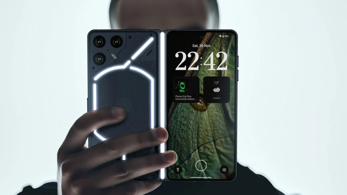 Rò rỉ concept Nothing Fold (1) với màn hình gập ngang tuyệt đẹp