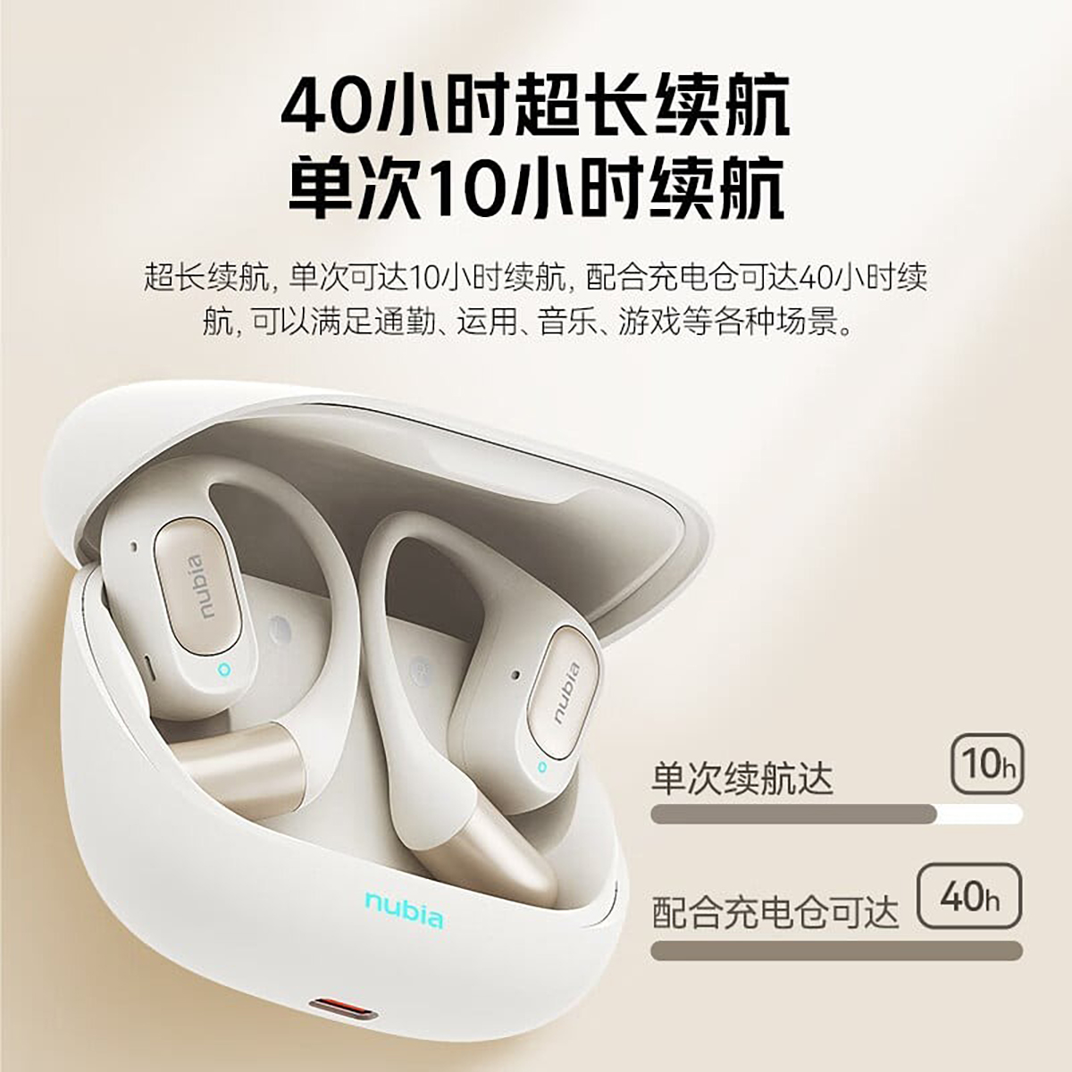 Tai nghe mới của nubia có chất lượng âm thanh ấn tượng