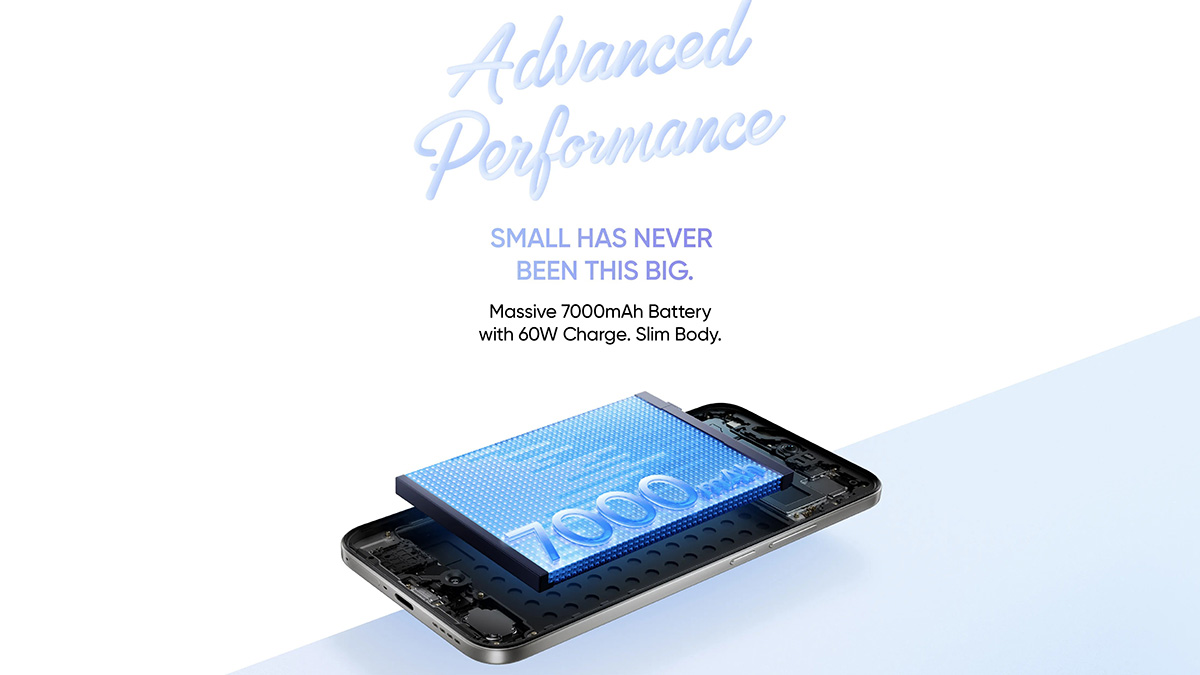 realme 16 5G có pin 7000 mAh ấn tượng