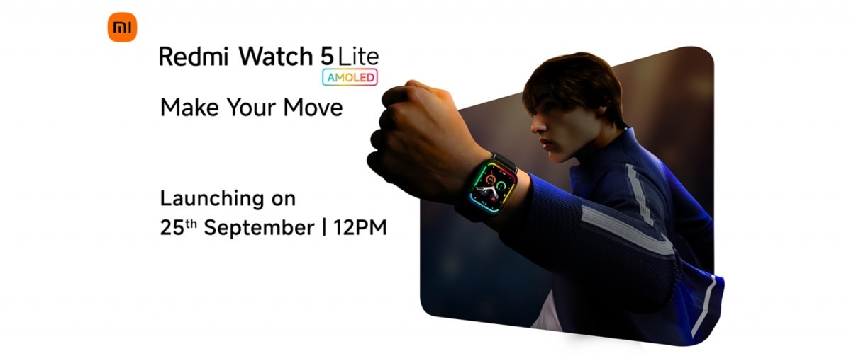 Redmi Watch 5 Lite ra mắt ngày 26/9