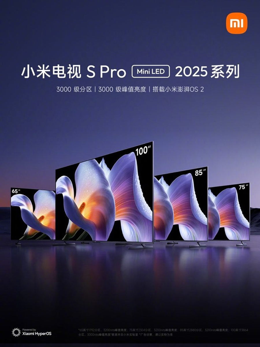 Xiaomi ra mắt TV S Pro Mini LED Series 2025