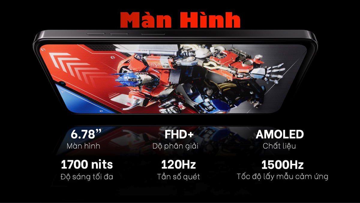 Tính năng màn hình Tecno Spark 30 Pro