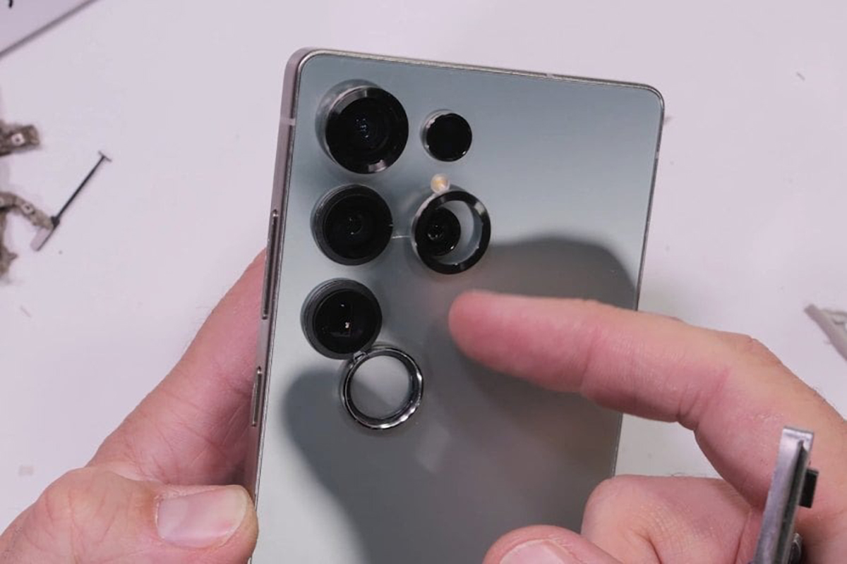 Vòng camera sau của Galaxy S25 Ultra