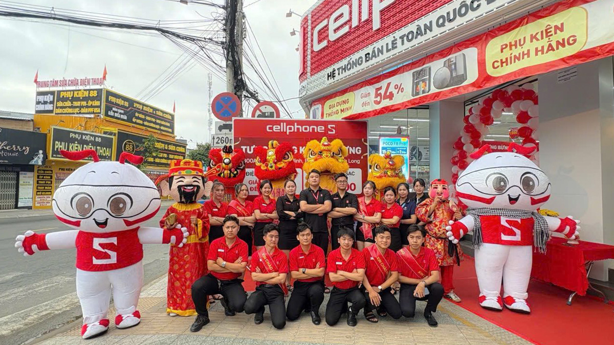 Mừng khai trương hai cửa hàng CellphoneS mới tại Đồng Nai và Vĩnh Long: Ưu đãi ngập tràn, mua nhanh kẻo lỡ!!!