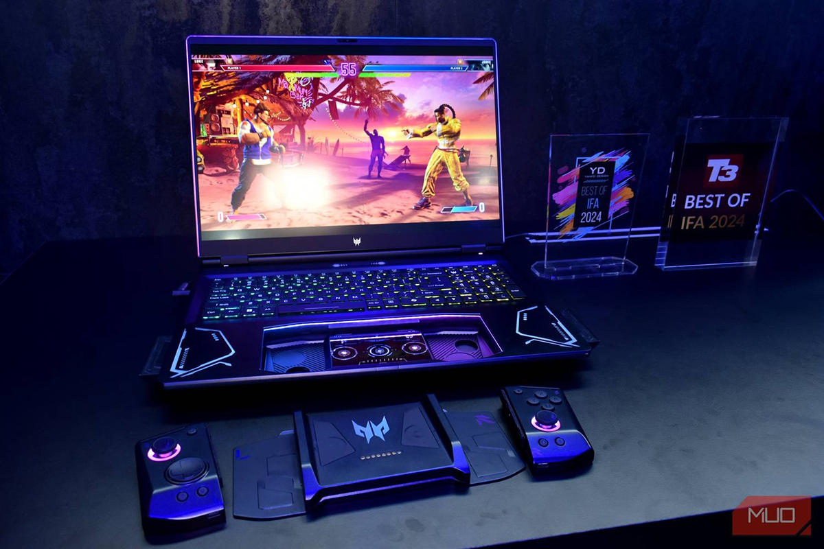 IFA 2024: Acer giới thiệu laptop DualPlay với trackpad kiêm tay cầm chơi game độc lạ