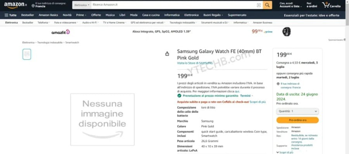 Giá Galaxy Watch FE