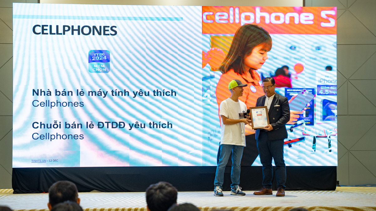 CellphoneS thắng lớn tại hội Tinh Tế Bình Chọn 2024