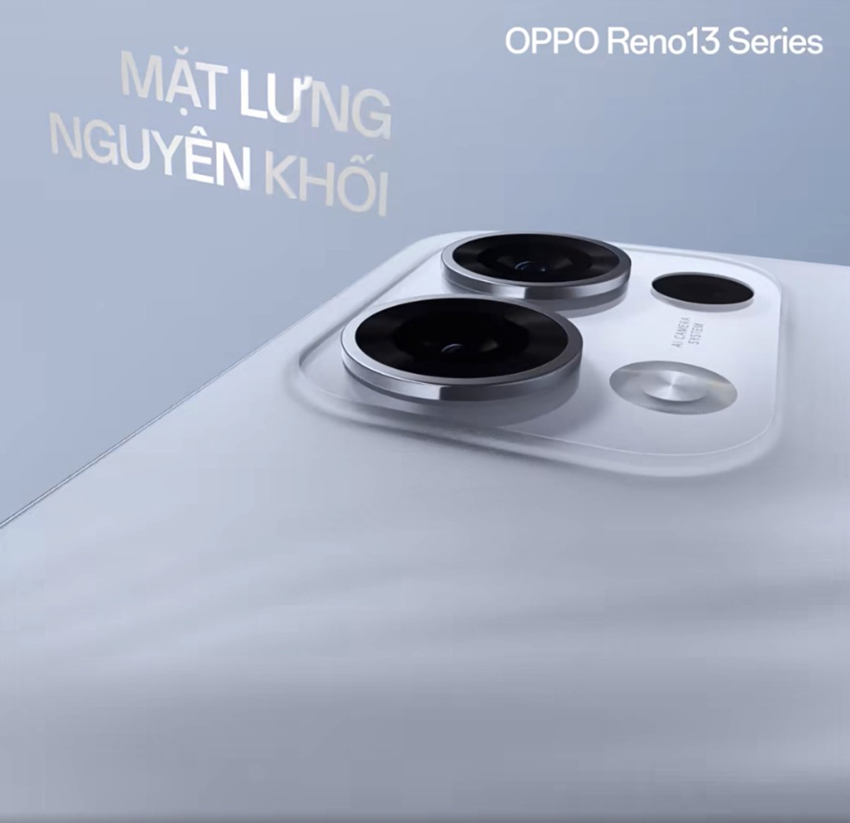 Các điện thoại Reno mới có thiết kế mặt lưng nguyên khối