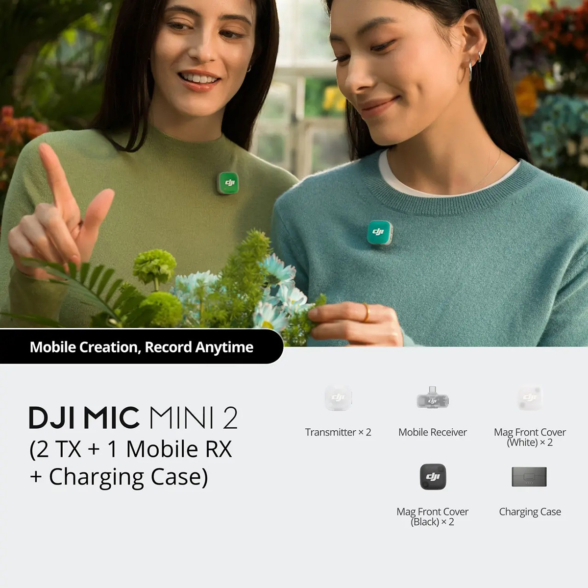 Bộ Mic không dây mới của DJI có kích thước khá nhỏ gọn