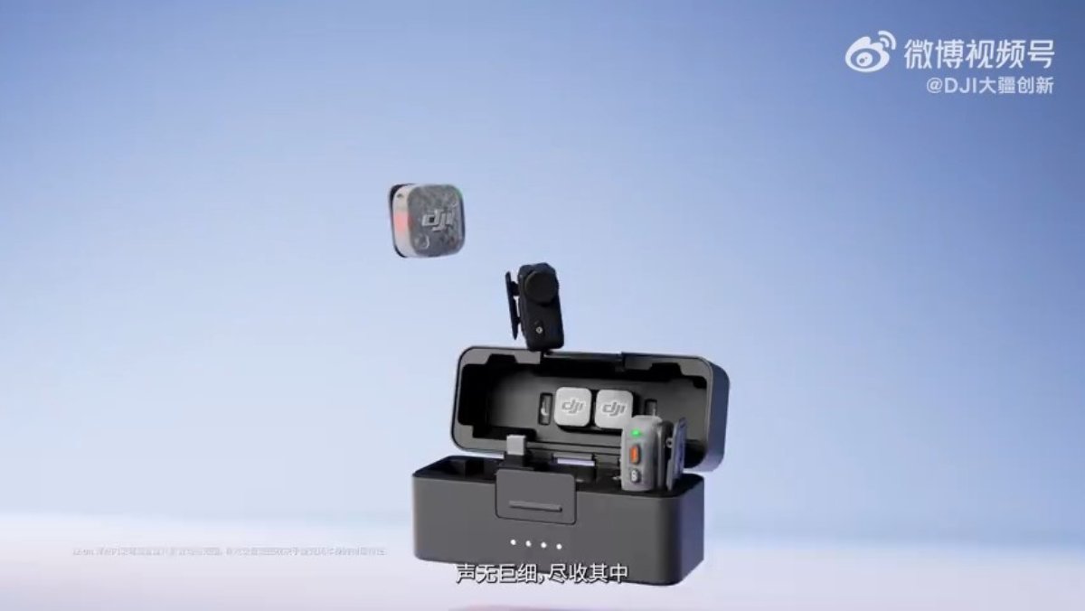 Mẫu mic không dây mới của DJI có thiết kế nhỏ gọn