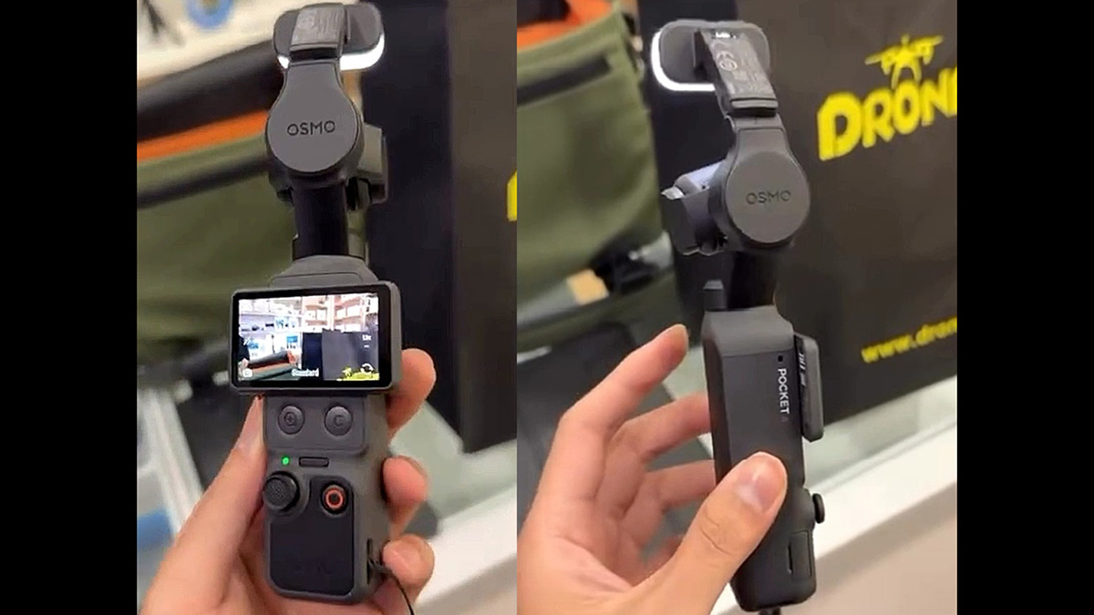 DJI Osmo Pocket 4 lộ video thực tế: Thêm đèn LED, xuất hiện chế độ SuperPhoto