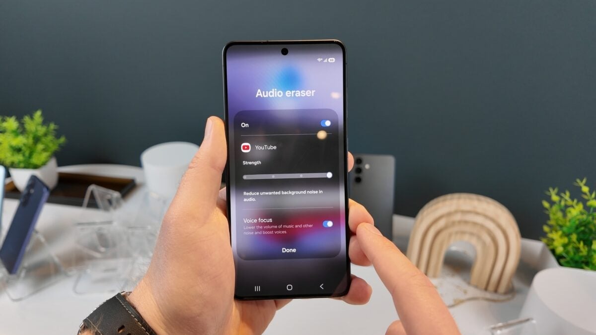 Samsung đã nâng cấp tính năng Audio Eraser cho dòng Galaxy S26