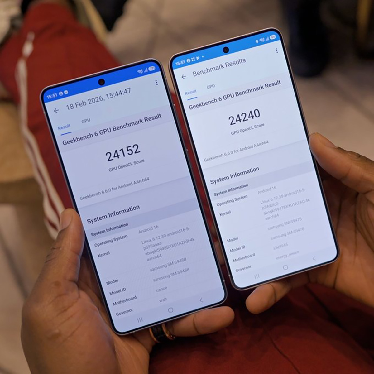 Điểm số GPU của hai chipset