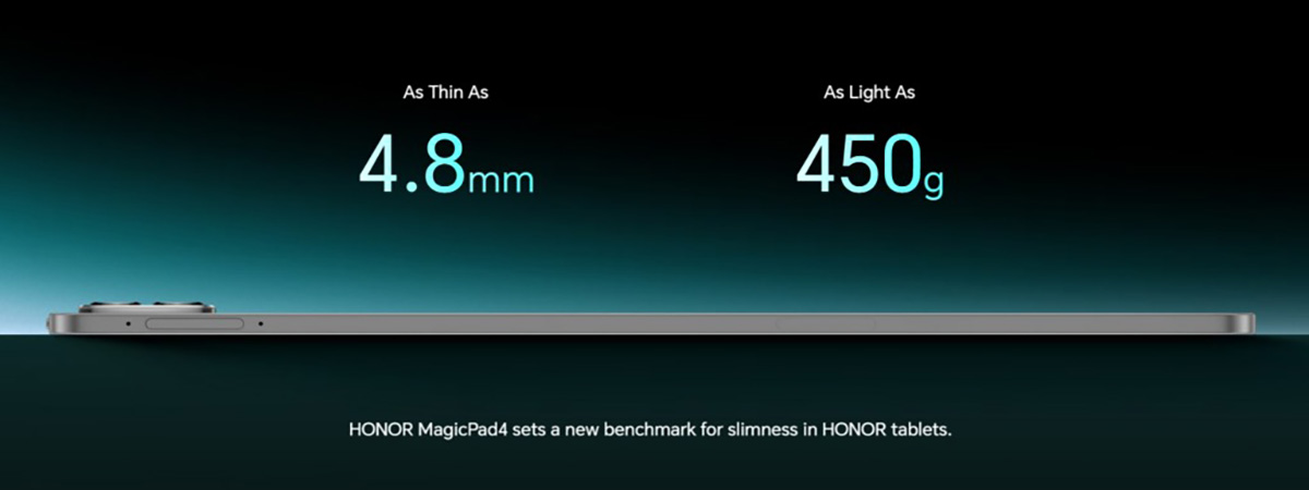 Máy tính bảng mới của HONOR có thân máy siêu mỏng, vượt trội các đối thủ