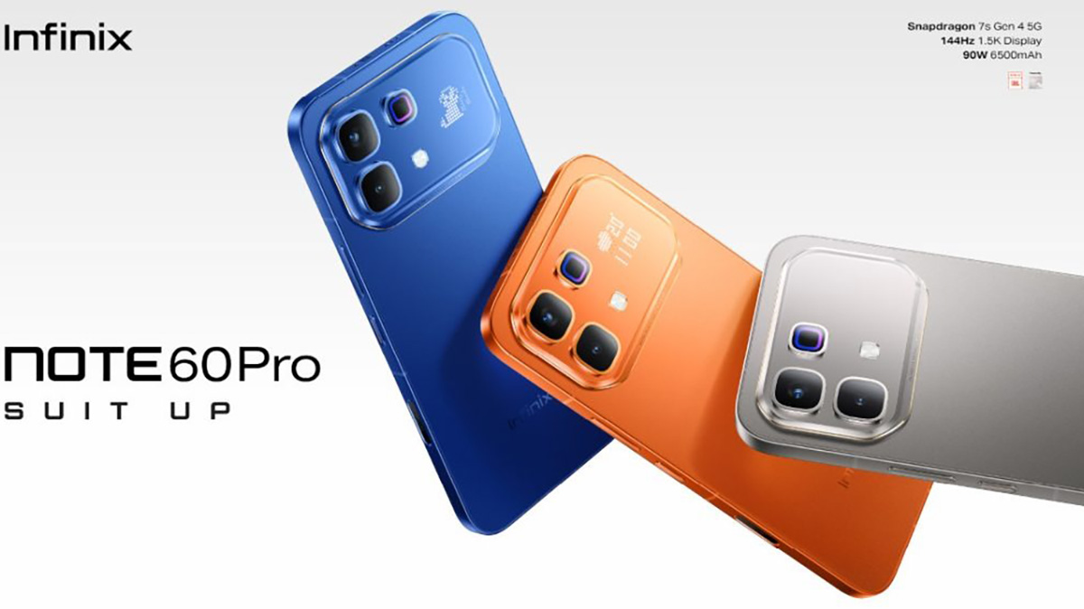 Infinix Note 60 và Note 60 Pro ra mắt: Màn hình 144Hz, chip “Rồng”, pin lớn và thiết kế ấn tượng