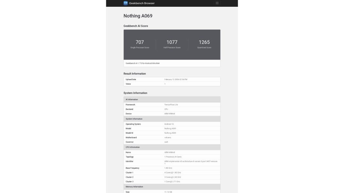 Điểm hiệu năng AI của điện thoại