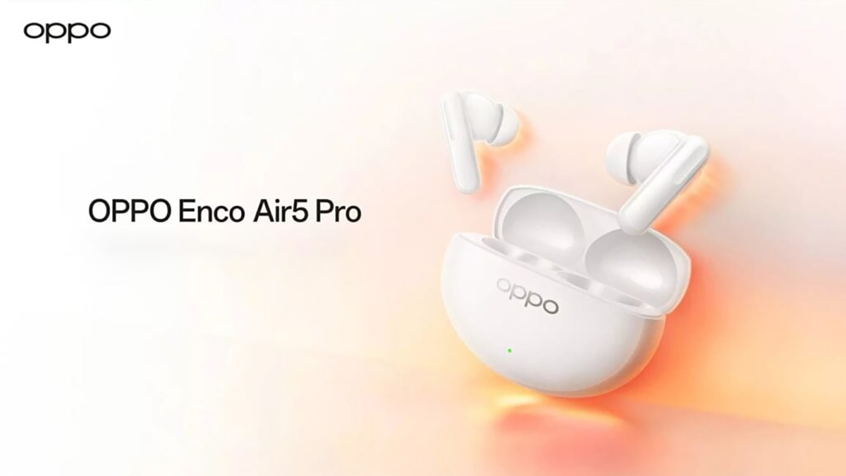OPPO Enco Air5 Pro ra mắt: ANC 55dB, pin lên 54 giờ và Bluetooth 6.0, giá chỉ 1.25 triệu đồng OPPO Enco Air5 Pro ra mắt: ANC 55dB, pin lên 54 giờ và Bluetooth 6.0, giá chỉ 1.25 triệu đồng