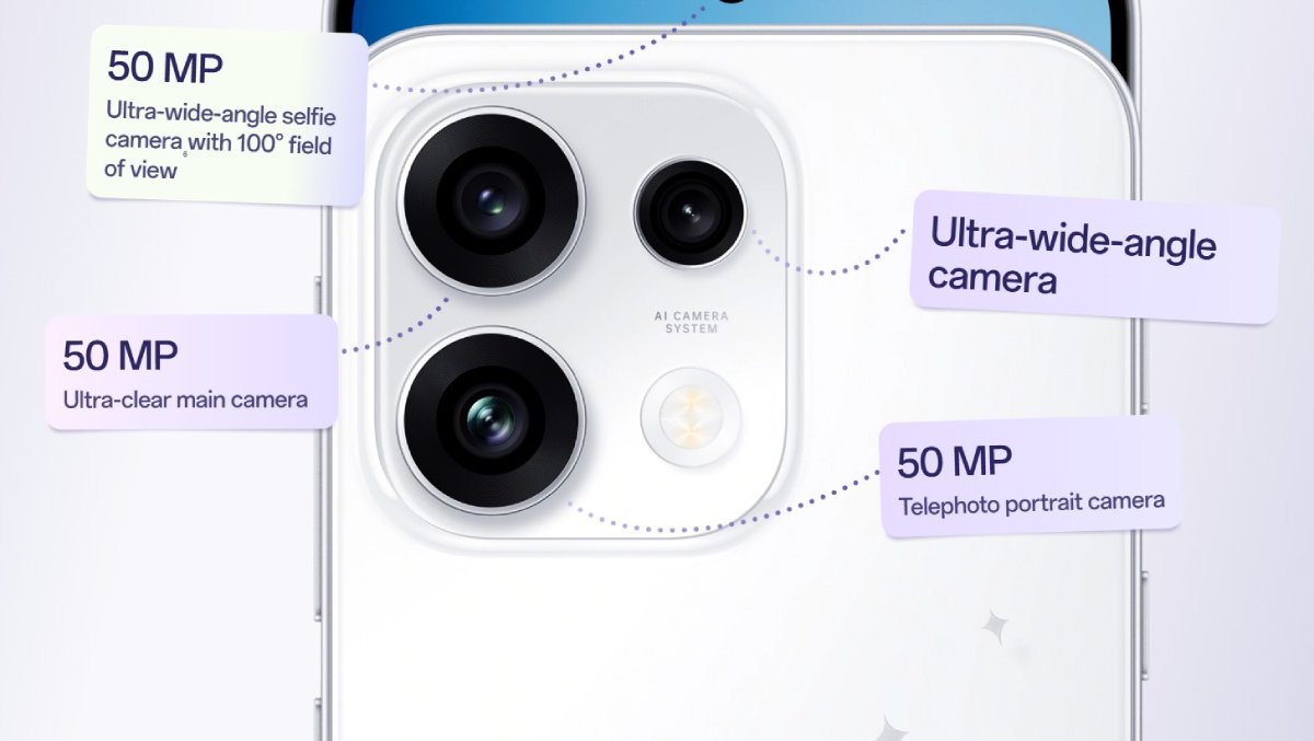 Thông tin chi tiết hệ thống camera của OPPO Reno16 FS