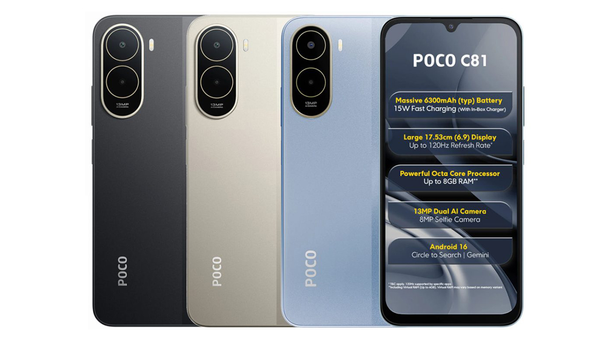 POCO C81 ra mắt