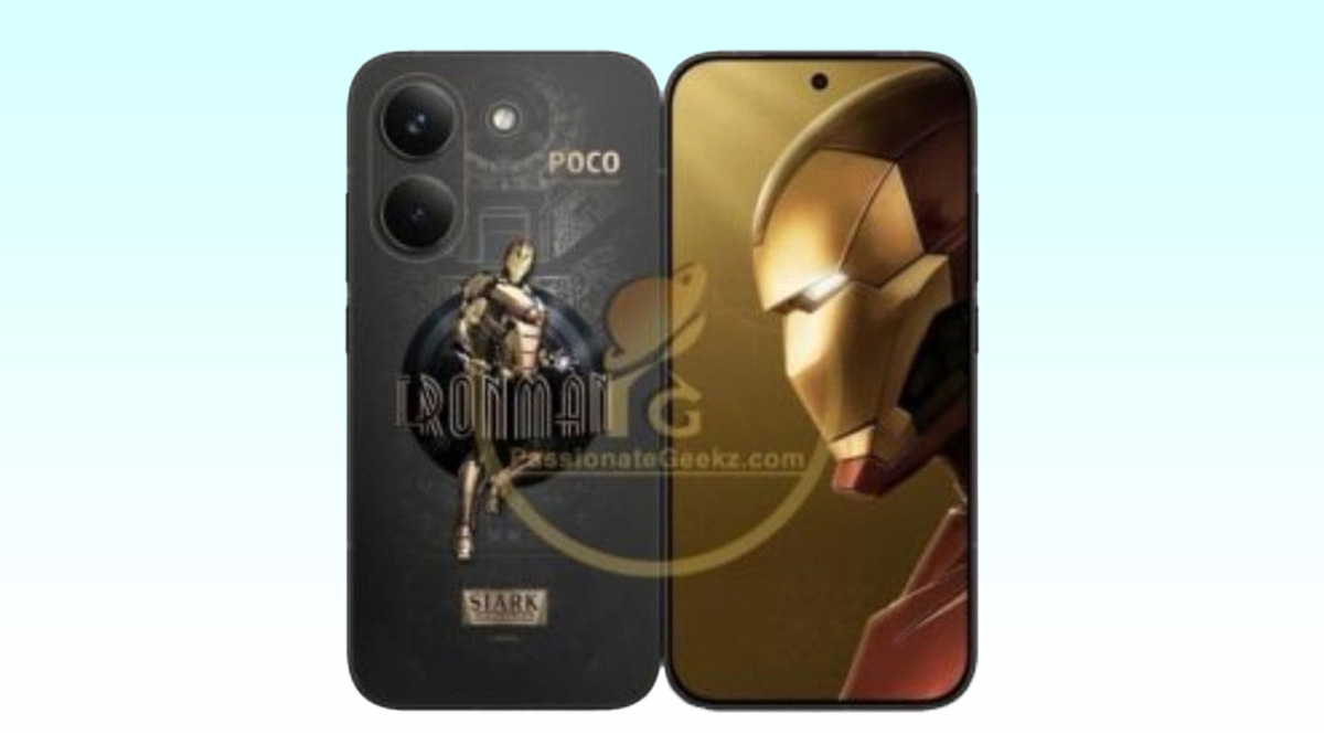 POCO X8 Pro Iron Man Edition lộ ảnh: Thiết kế đậm chất siêu anh hùng, cấu hình vẫn “khủng”