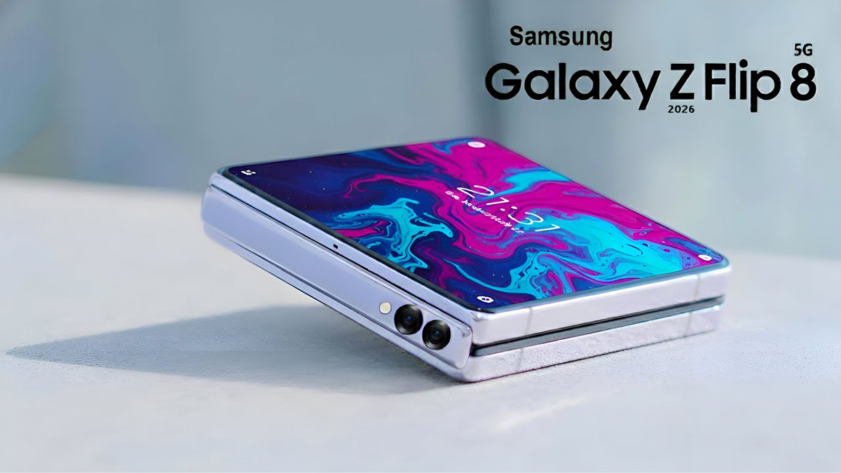 Galaxy Z Flip 8 lộ diện: Mỏng hơn, nhẹ hơn nhưng giá cũng “khó thở” hơn