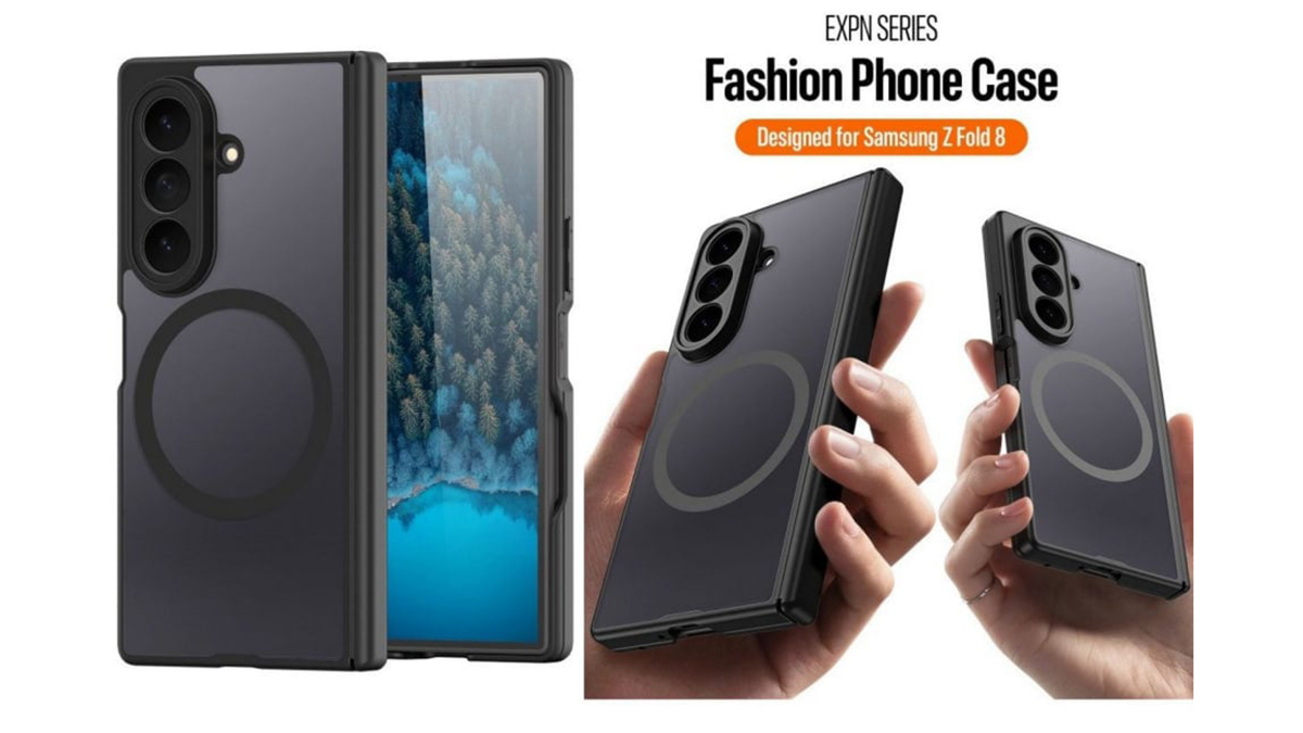 Ốp lưng Galaxy Z Fold8, Z Flip8 bất ngờ xuất hiện, hé lộ bí mật về chuẩn sạc Qi2