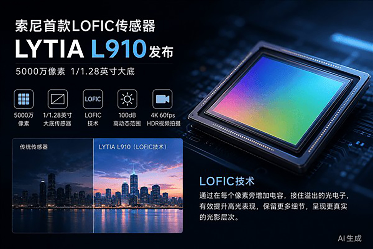 Các tính năng chính của cảm biến Sony LYTIA L910