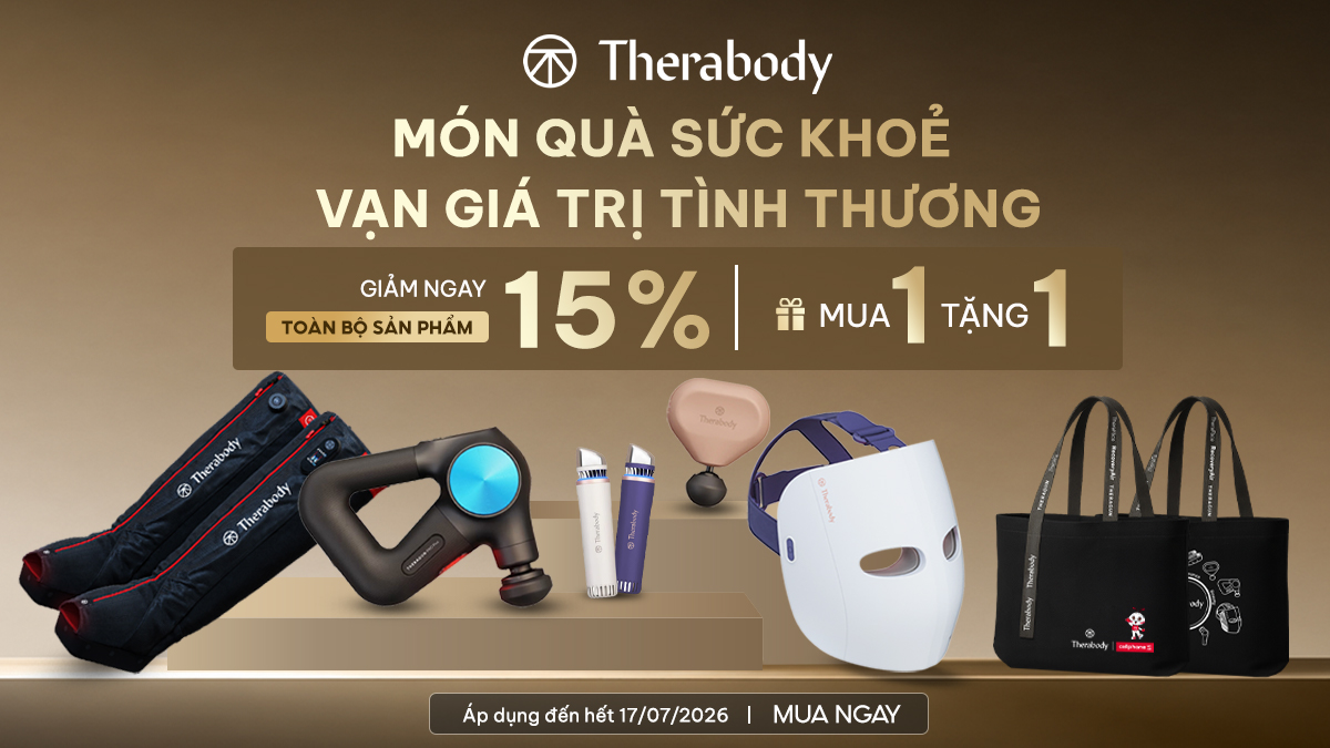 Therabody chính thức lên kệ CellphoneS: Giảm ngay 15% toàn bộ sản phẩm, tặng túi tote phiên bản giới hạn