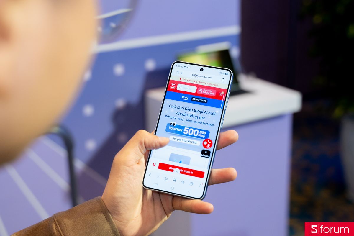 CellphoneS mang đến ưu đãi thanh toán hấp dẫn cho khách đặt trước Galaxy S26 Series