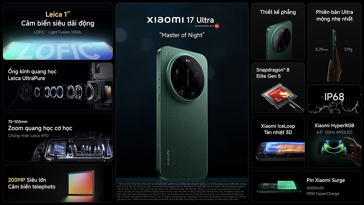 Xiaomi 17 Series ra mắt tại Việt Nam