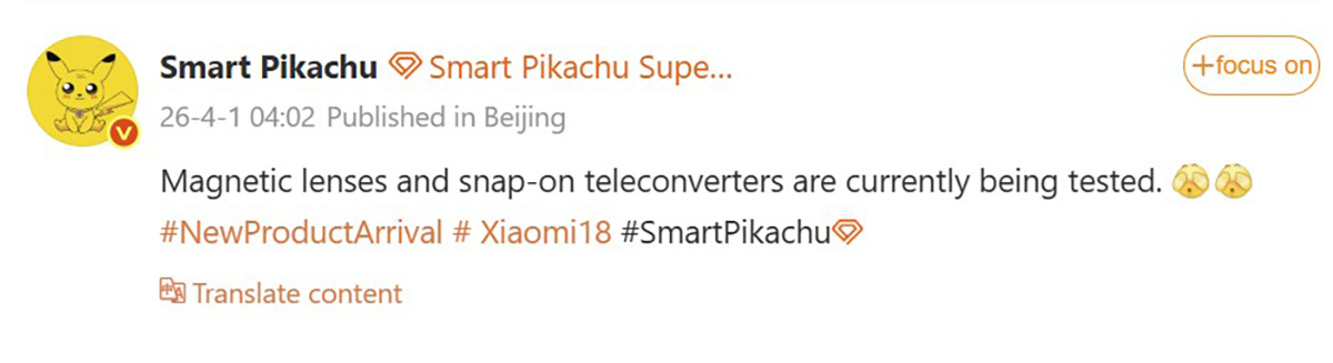 Xiaomi cho thấy tham vọng ấn tượng trên dòng Xiaomi 18 thế hệ tiếp theo