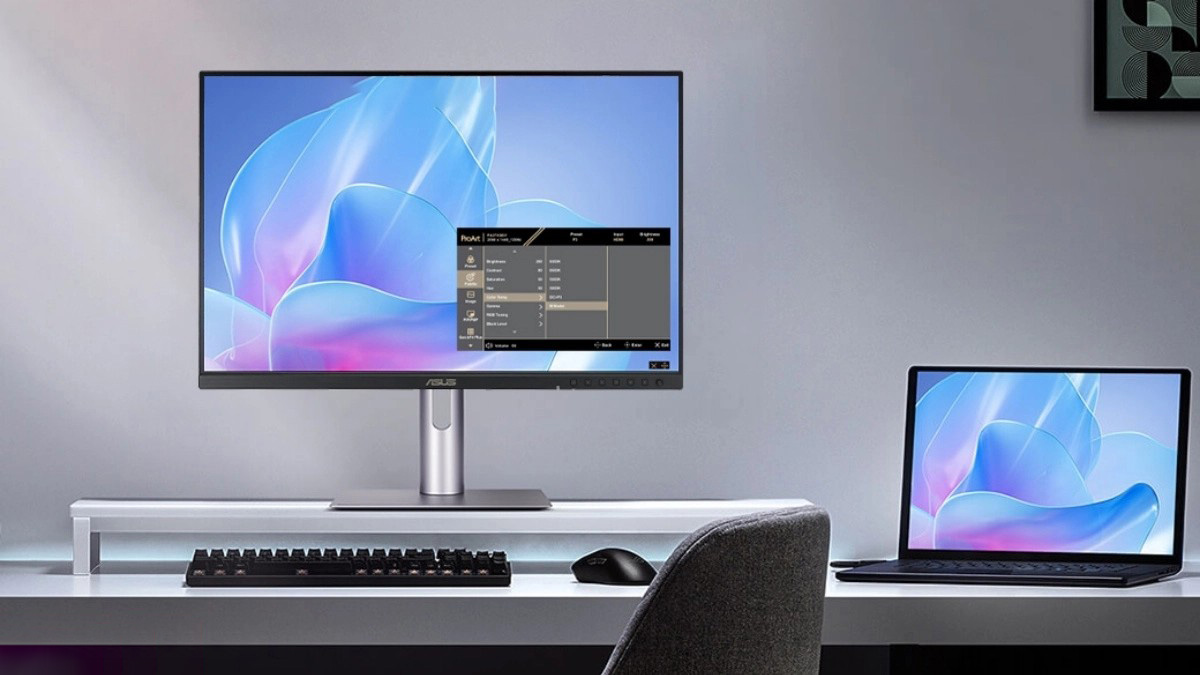 Màn hình có thiết kế tinh tế, dễ bố trí mọi không gian