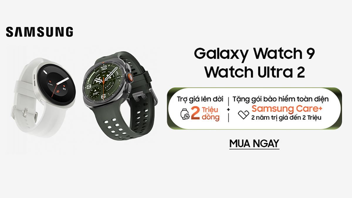 CellphoneS chính thức mở bán Galaxy Watch9 và Watch Ultra 2 với loạt ưu đãi hấp dẫn