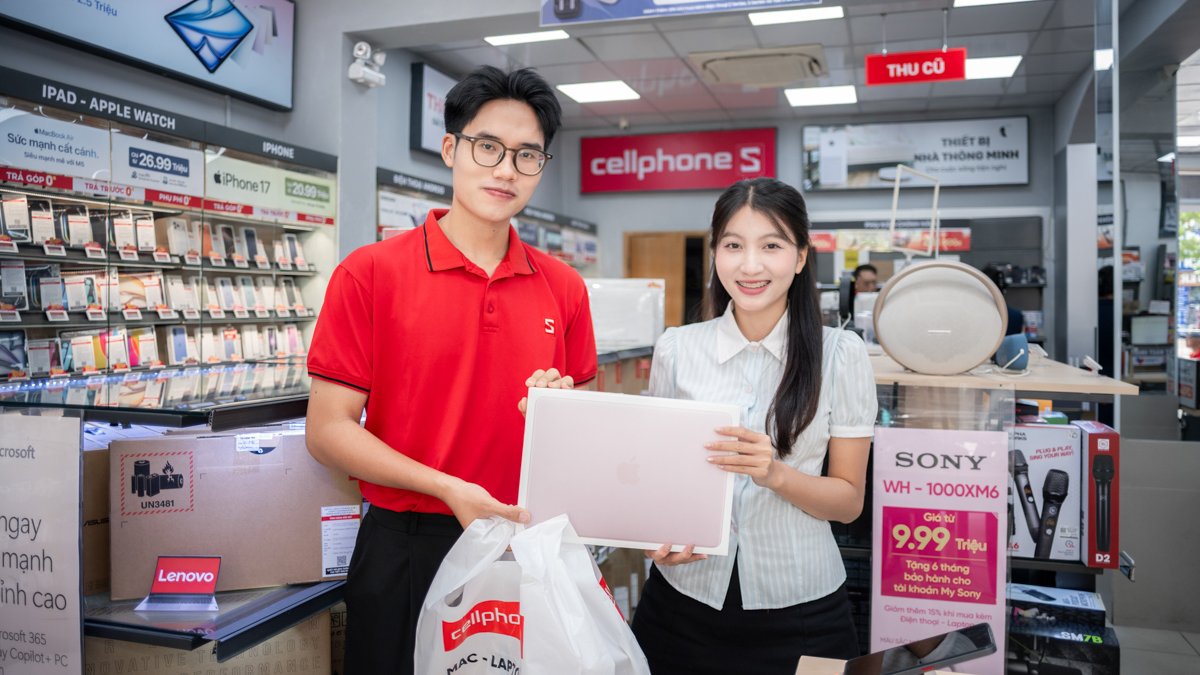 CellphoneS chính thức giao hàng MacBook Neo: Sức hút lớn ngay từ đợt mở bán! CellphoneS chính thức giao hàng MacBook Neo: Sức hút lớn ngay từ đợt mở bán!