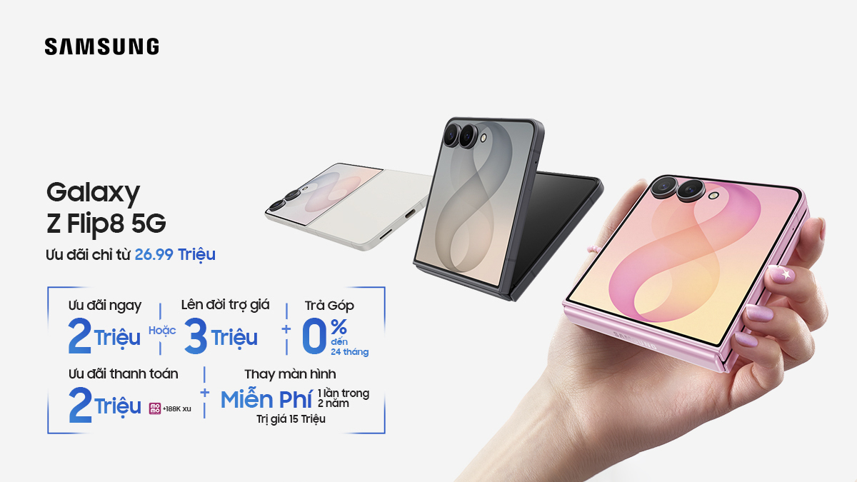 CellphoneS mở đặt hàng Galaxy Z Flip8