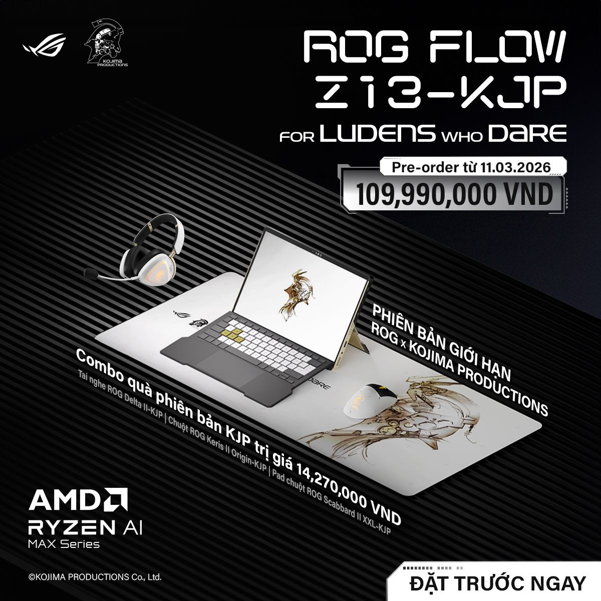 CellphoneS mở đặt trước ROG Flow Z13-KJP 2026