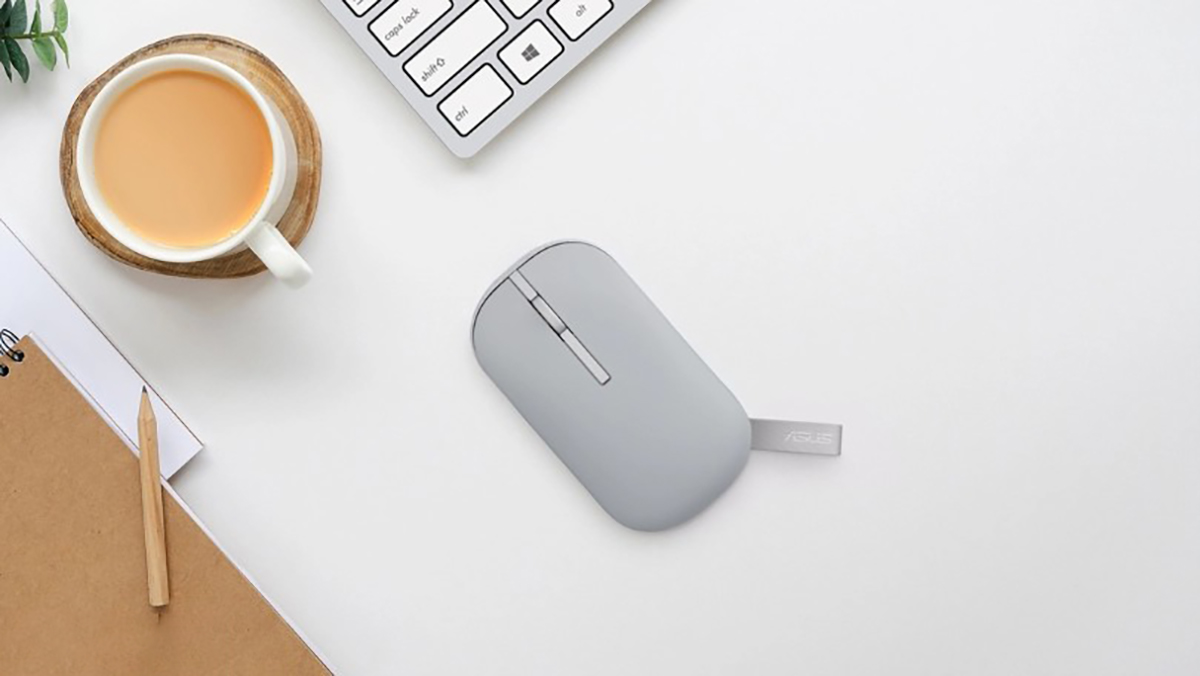 Chuột Asus Marshmallow MD100 Lite có thiết kế nhỏ gọn, cảm biến siêu nhạy
