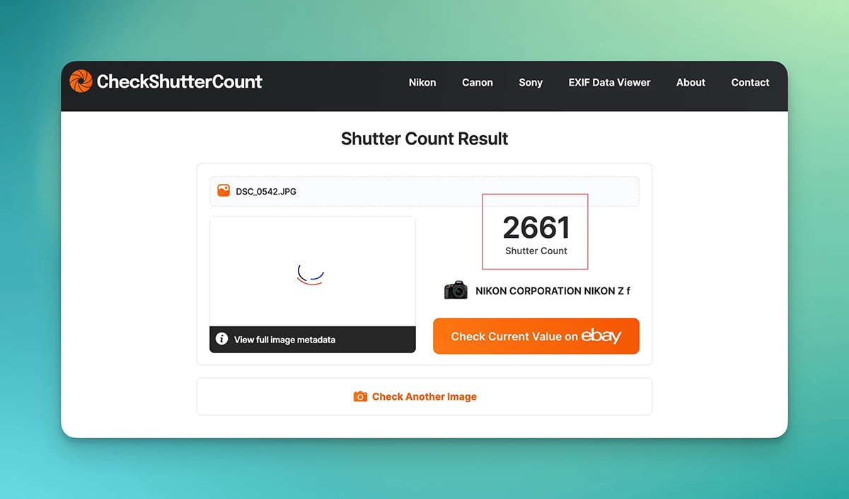 Bạn nên kiểm tra Shutter Count khi mua máy ảnh cũ
