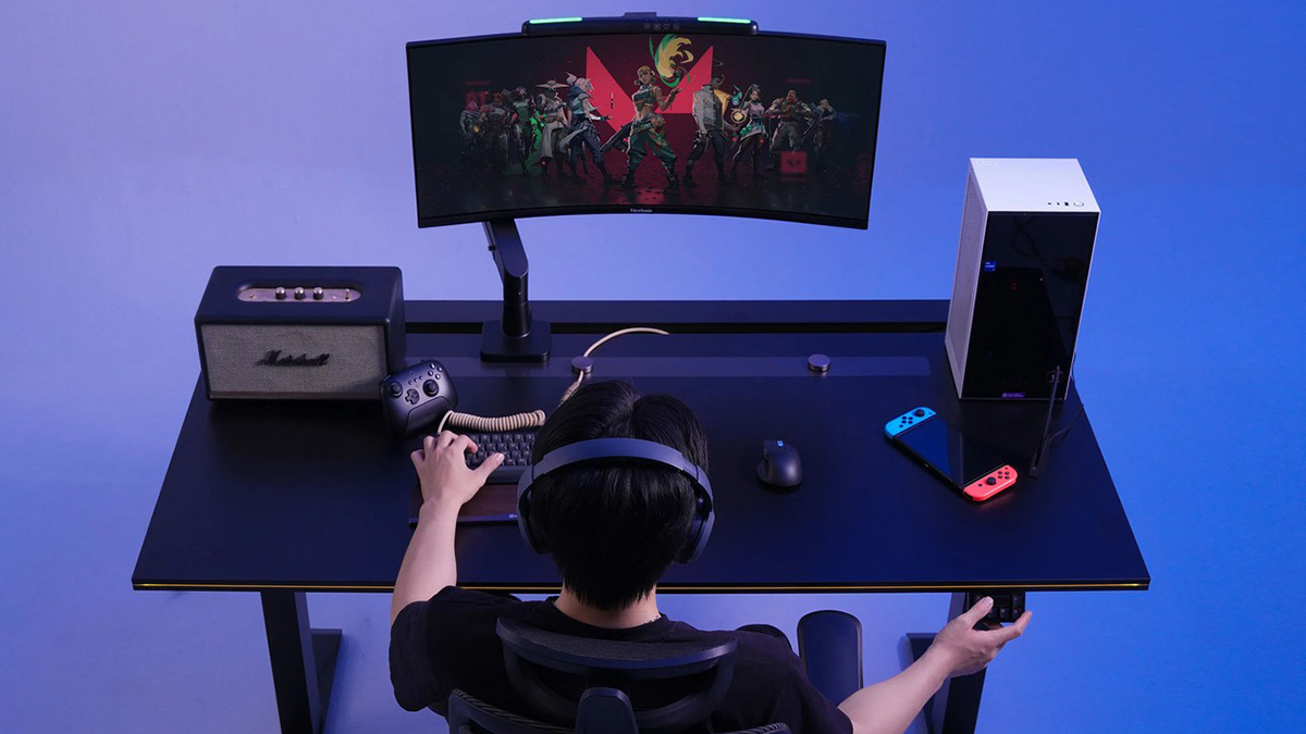 HyperWork ra mắt bàn nâng hạ Atlas Elite: Bộ sản phẩm All-in-one cho góc setup gaming cao cấp đầu tiên tại Việt Nam