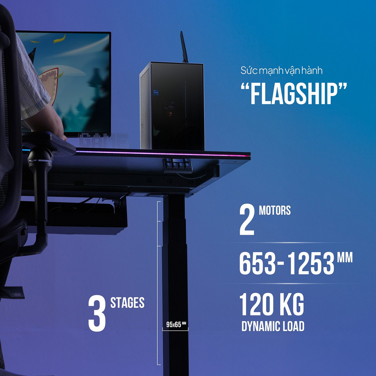 HyperWork Atlas Elite sở hữu động cơ cao cấp