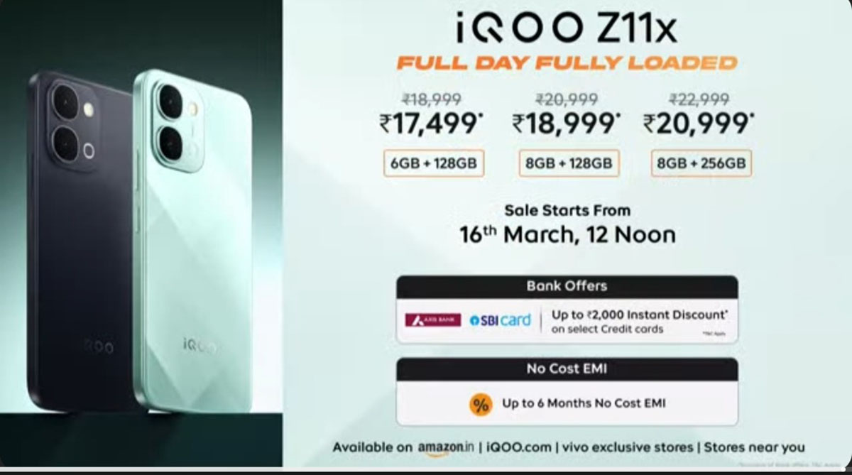 iQOO Z11x sở hữu mức giá phải chăng