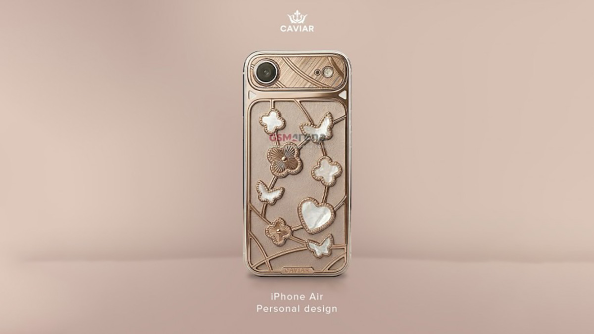 Caviar ra mắt phiên bản iPhone Air làm từ da bê, khảm xà cừ và vàng 24k, giá đắt gấp 10 bản chính chủ