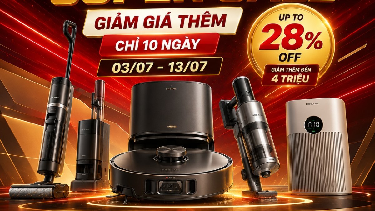 Super sale robot Dreame - Giá tốt quà ngon chỉ có tại CellphoneS